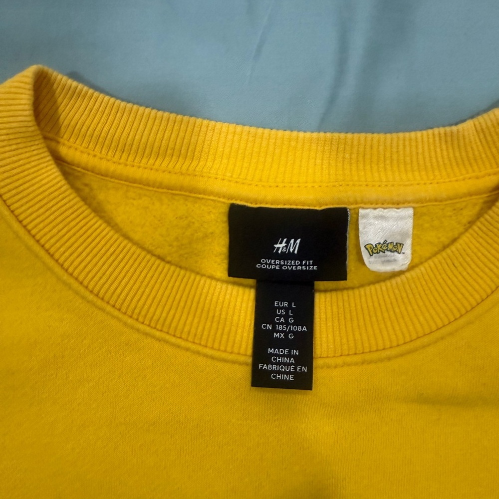 H&M Men's Mustard Crewneck Sweater
